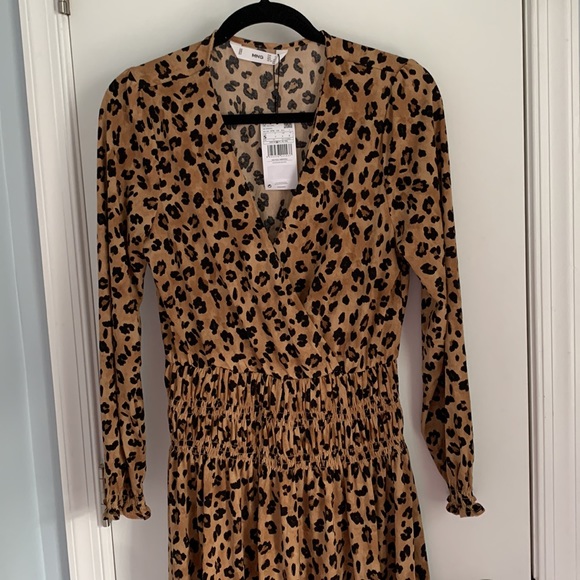 NWT Mango cheetah mini dress - Picture 4 of 7